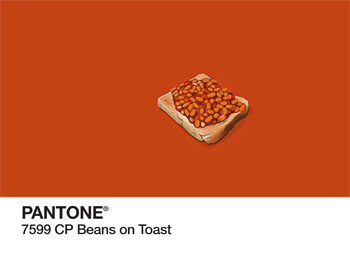 Beans on Toast Pantone PhonoRealism