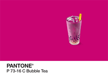 Bubble Tea Pantone PhonoRealism