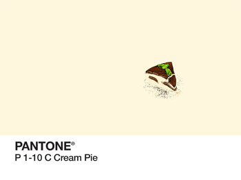 Cream Pie Pantone PhonoRealism