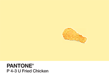 Fried Chicken Pantone PhonoRealism