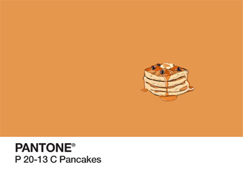 Pancakes Pantones PhonoRealism