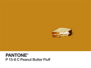 Peanut Butter Fluff Pantones PhonoRealism