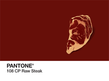 Steak Pantone PhonoRealism