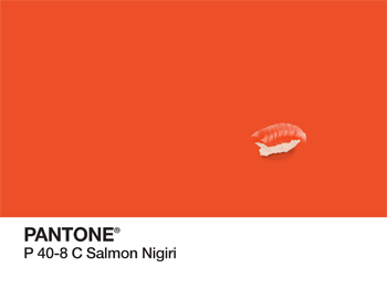 Sushi Pantone PhonoRealism