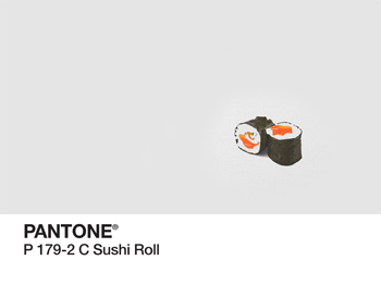 Sushi Roll Pantone PhonoRealism