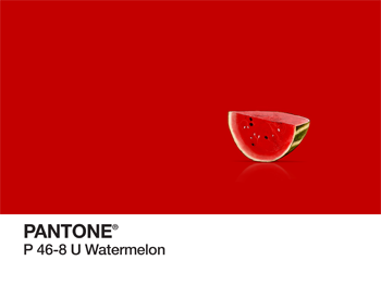 watermelon pantone phonorealism